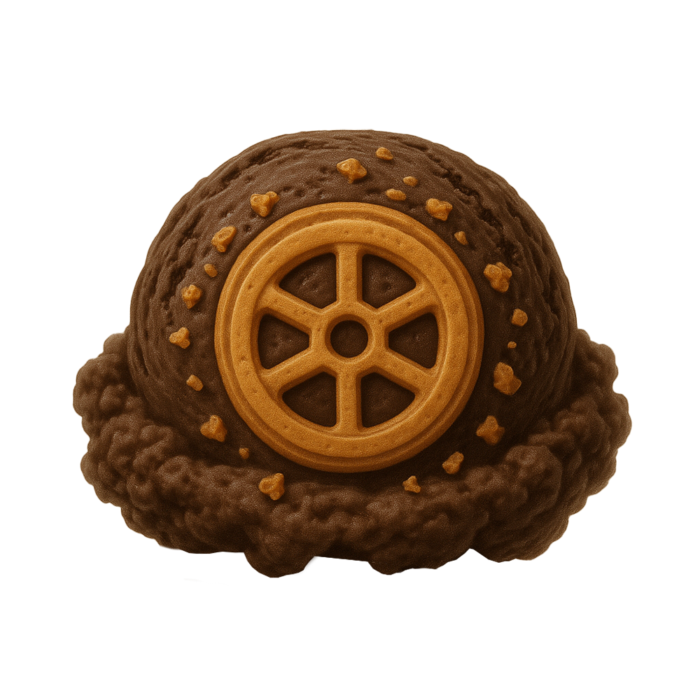 Wagon Wheel Toffee Table